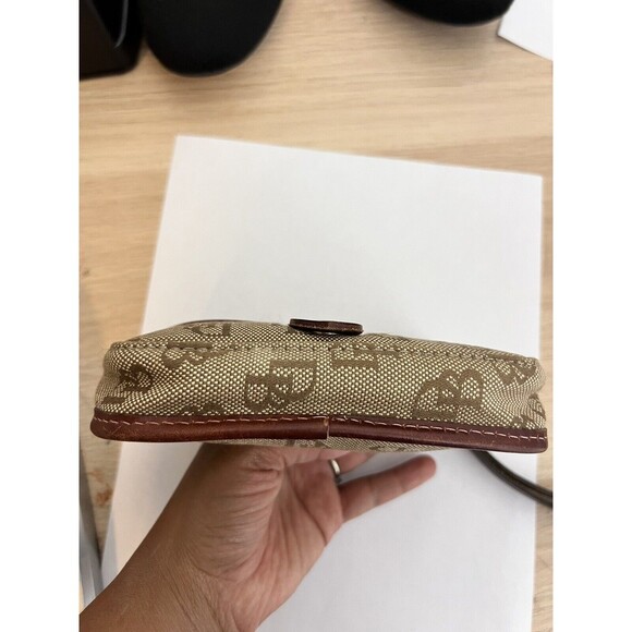 DOONEY & BOURKE DB signature Flap Wristlet Black Made in USA EUC‎ - Picture 5 of 5